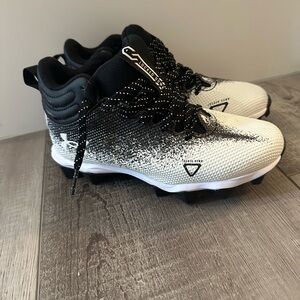 Under Armour Black and White Kids Shoes